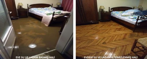  lağam sel su baskını sonrası temizliği