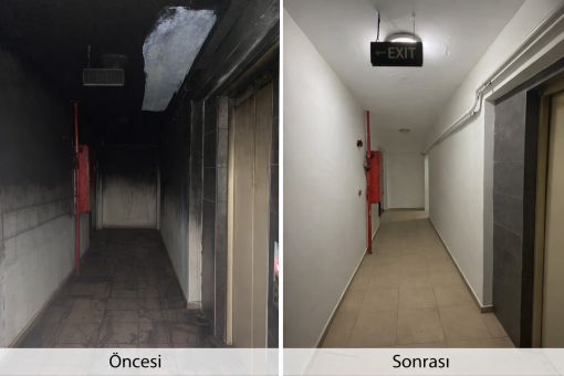  ataşehir boya badana ustası yangın sonrası temizlik